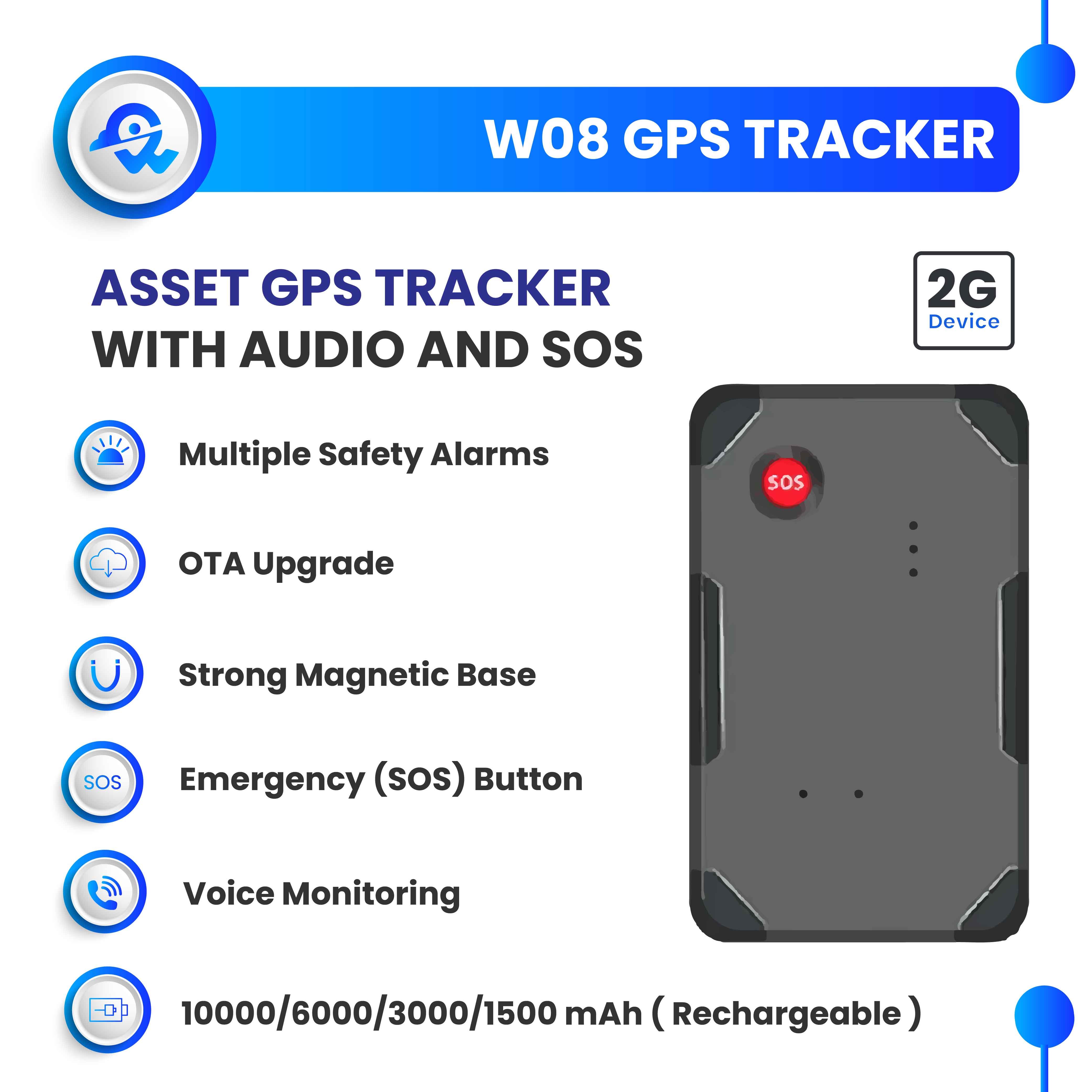 Mini GSM GPS PCBA W08 GSM+Wifi+GPS+LBS Gps Mini Tracker Real-Time With Web App Tracking